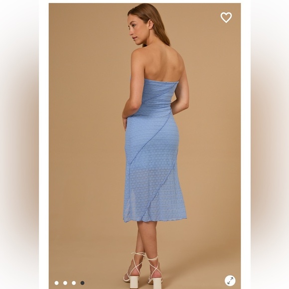 New with tags Altar’d state jasmine midi lace strapless dress - Picture 4 of 4